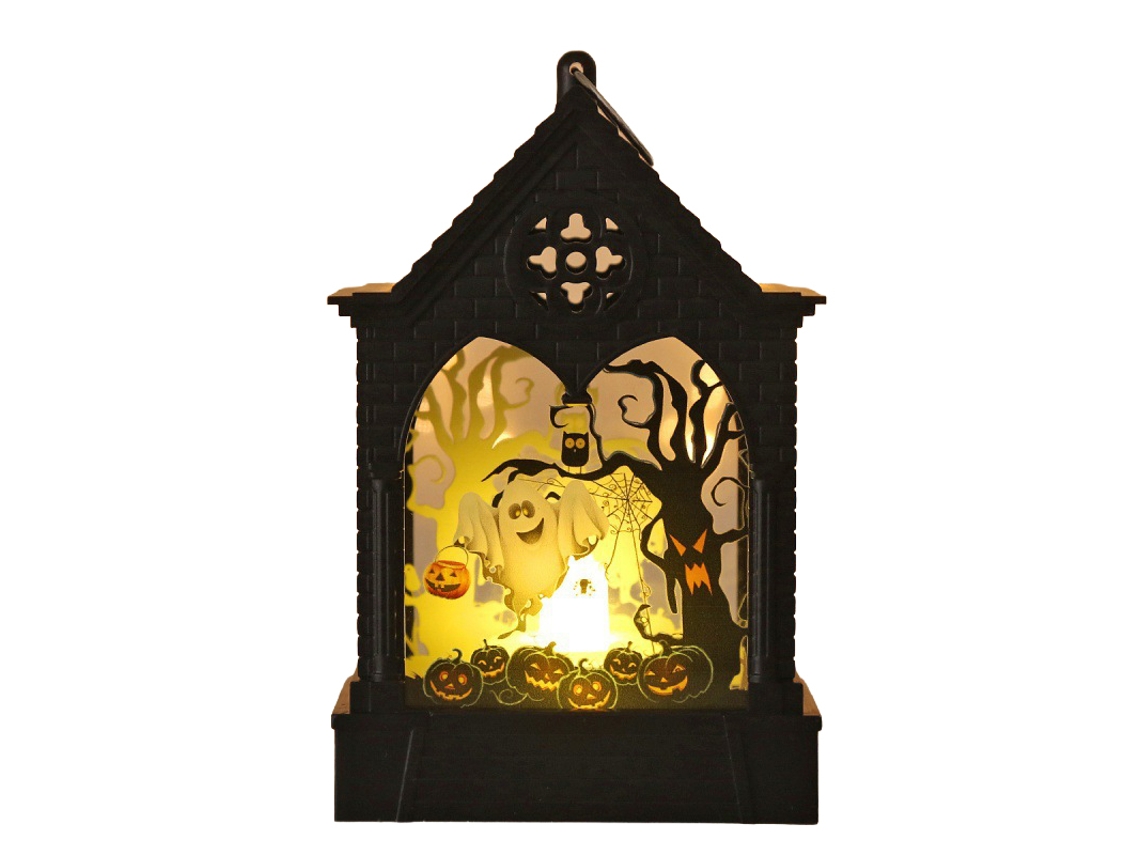Laxiscreed Vela Led Decorativa Para Halloween, Luz De Ambiente Com Fantasia De Fantasma E Abóbora