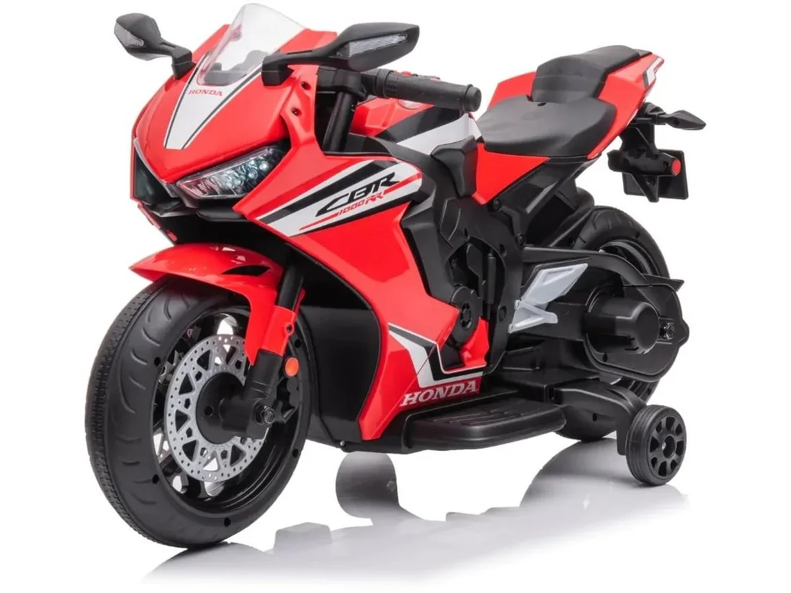 Moto Elétrico Para Crianças - Honda Cbr 1000rr - 12v - 2 A 5 Anos - Vermelho