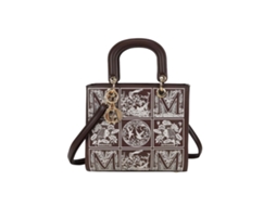 Bolsa De Mão Feminina Isalda Com Estampa De Paisagem, Pingente E Alça De Ombro