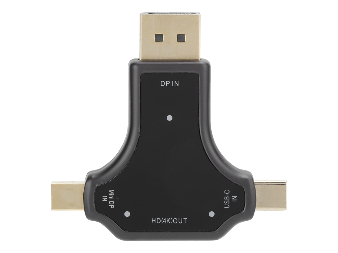 Aetheria adaptador Multifuncional 3 em 1 Hd/dp/mini Dp para Hdmi Converter Acessórios para Laptop D63a