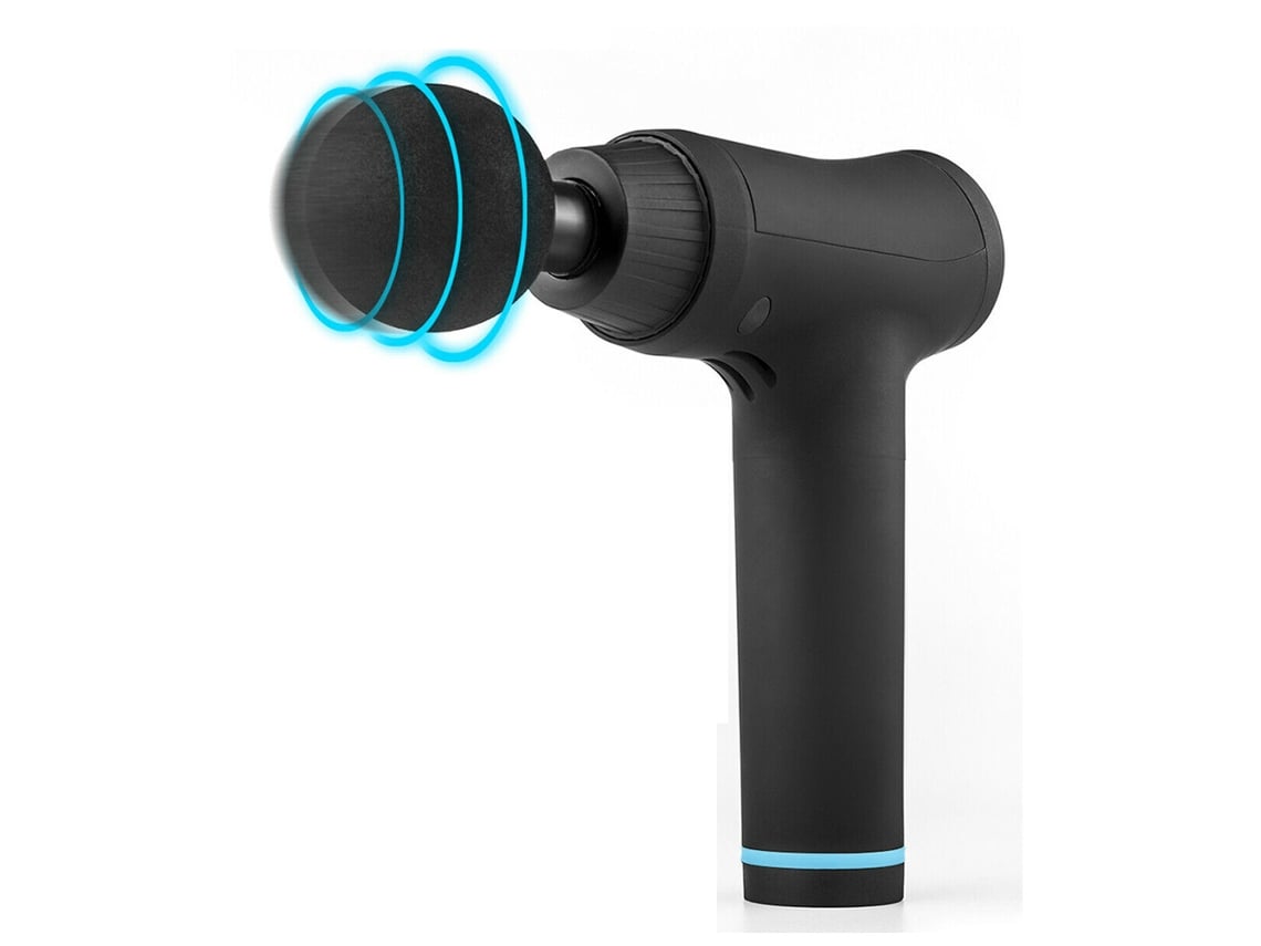 Kklv-masajeador De Músculos 6 Cabezales Masajeador De Percusión 30 Velocidades Pantalla Lcd Relajación Profunda Fascia Fitness