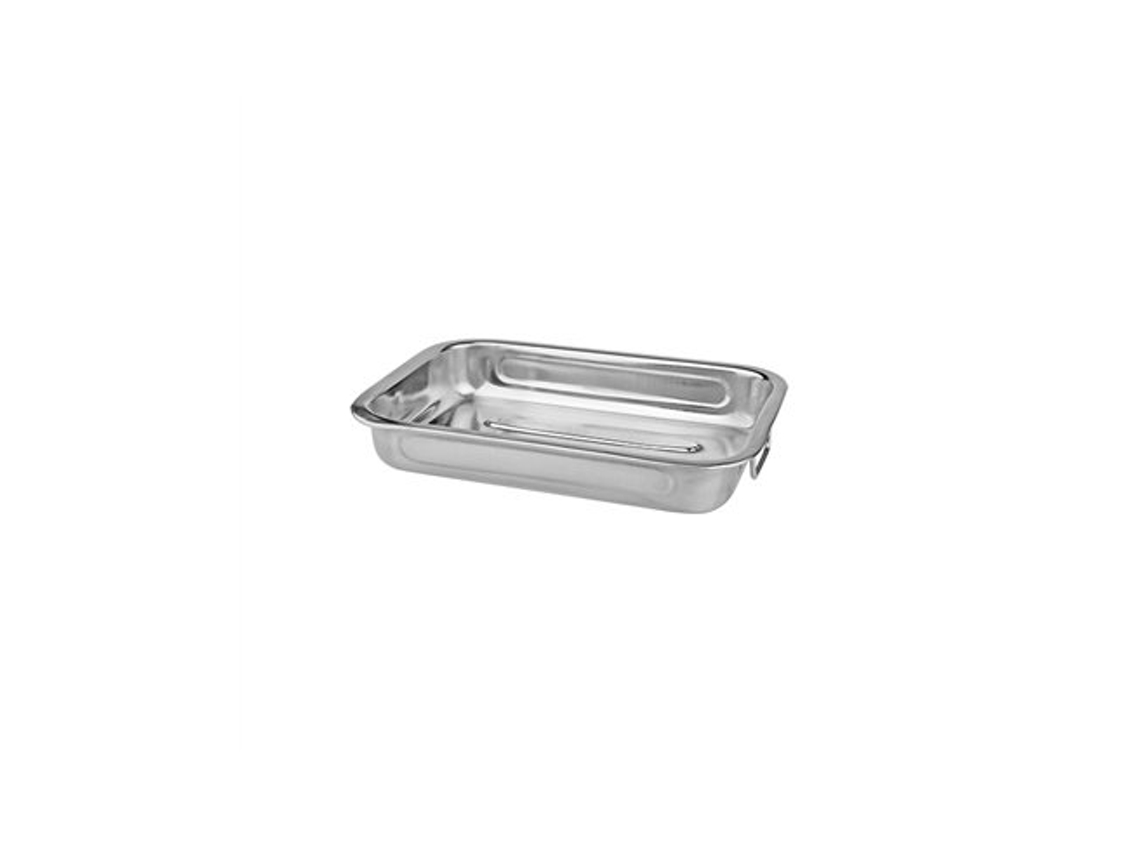 Bandeja De Forno Em Aço Inoxidável 35x26cm 3682 Lifestyle