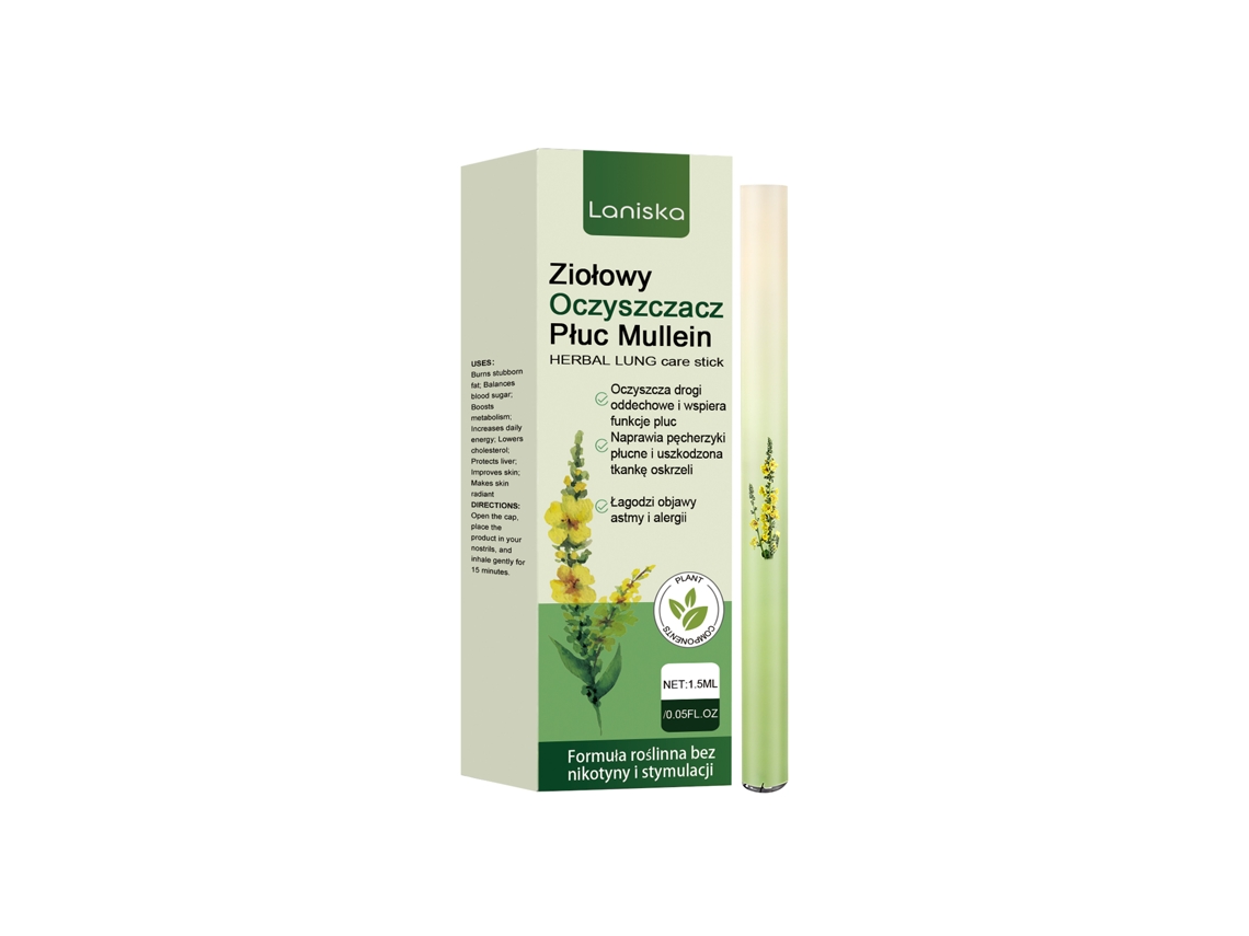 Vara de Cuidados Respiratórios com Essência Natural LAXISCREED para Alívio Natural