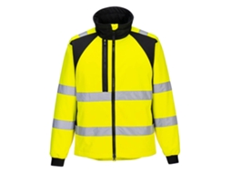 Jaqueta Softshell De Alta Visibilidade Wx2 Eco Segurança E Conforto / Amarelo Preto / L Portwest