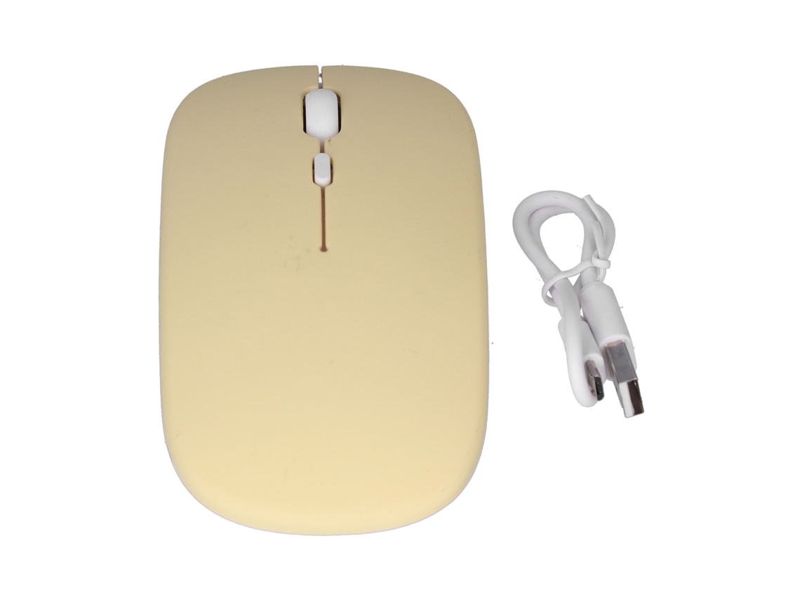 Aetheria mouse Sem Fio Recarregável Dualmode 2.4g Ergonômico Mudo Óptico Acessórios de Computador Amarelo