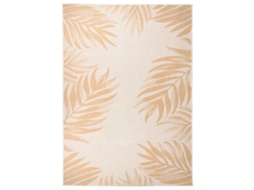 Vidaxl Tapete De Tecido Plano Para Exterior 120x170 Cm Padrão Folhas