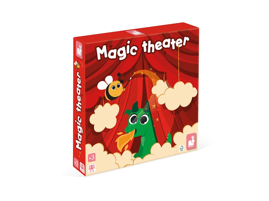 Magic Theater Jogo De Tabuleiro Educativo Para Crianças Magia E Fantasia Janod
