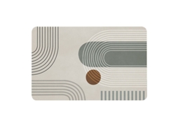 2026-tapete De Banho Antiderrapante Linjou De Terra Diatomácea Absorvente 40x60cm Suave Para Banho Cozinha Sala Cinza