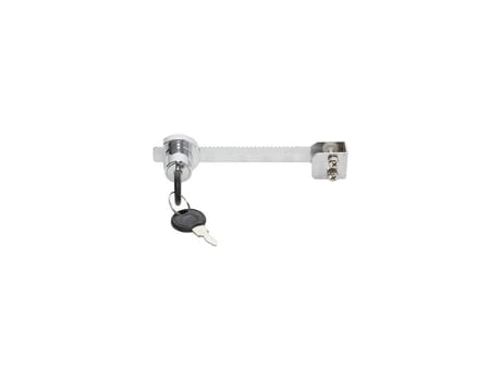 Fechadura Para Vitrine De Porta De Correr De Vidro 120mm 610/4059 Pons Lim