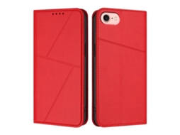 Capa De Couro Fosco Para Iphone 17e - Flip Magnético