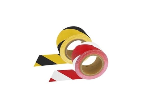 Fita De Sinalização 102mm 200m Branca Vermelha, Logui