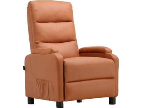 Poltrona De Relaxamento Cadeira De Tv Com Poltrona Reclinável, Almofada De Penas Com Apoio Sala De Estar Quarto Comhoma