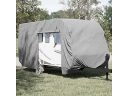 Vidaxl Cobertura Caravana 610x250x220 Cm Tecido Não Tecido Cinzento