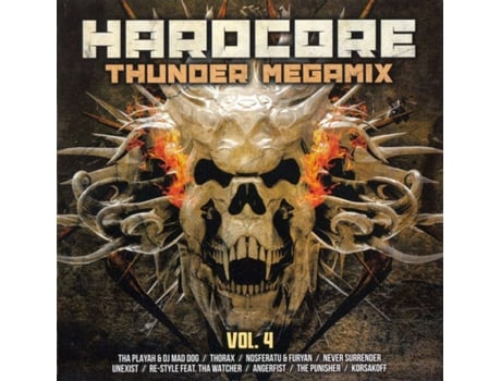 Cd Hardcore Thunder Megamix Vol 4 More Music And Media
