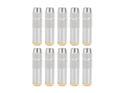 Kit de 10 Adaptadores Fêmea de 2,5 Mm Banhados a Ouro para Smartphones e Fones de Ouvido CHABERLU