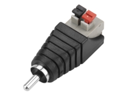 Laxiscreed Adaptador Rca Macho Para Terminais Av Com Ligação De Áudio E Vídeo