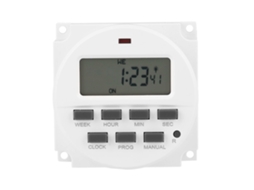 Timer Relé Programável Semanal Lcd Com Bateria Recarregável Sunflare