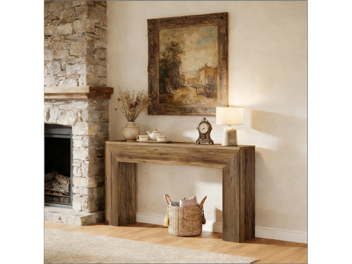 Mesa De Console Rústica, Mesa De Corredor Longa, Mesa De Entrada (apenas Console)