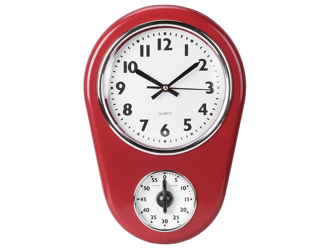 Rebe-reloj De Pared Antiguo Grandioso Reloj Colgante Cocina Hogar Temporizador Vintage