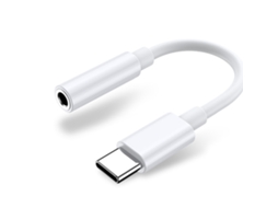 Adaptador para Celular, Usb Type c para 3,5 Mm, Branco AOZORZ