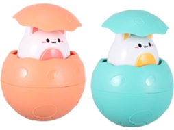 Conjunto de 2 Brinquedos de Banho para Meninos e Meninas, Ovos de Água com Jato, CHABERLU
