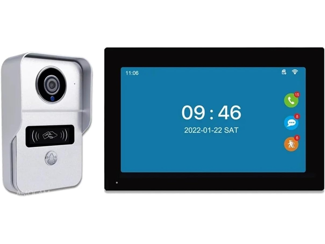 Campainha de Vídeo Wi fi com Tela de 10 Polegadas SFUSHOS
