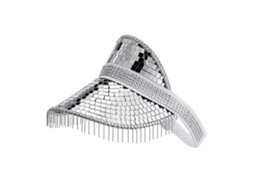 Chapéu de Sol Business com Glitter Prata para Praia | S/MARCA