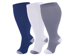 Meias De Compressão Pack 3 Pares 2xl