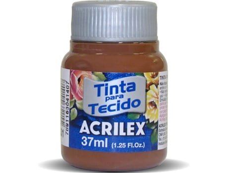 Tinta Acrilex Fosca para Tecido Castanho (04140/531 37ml)