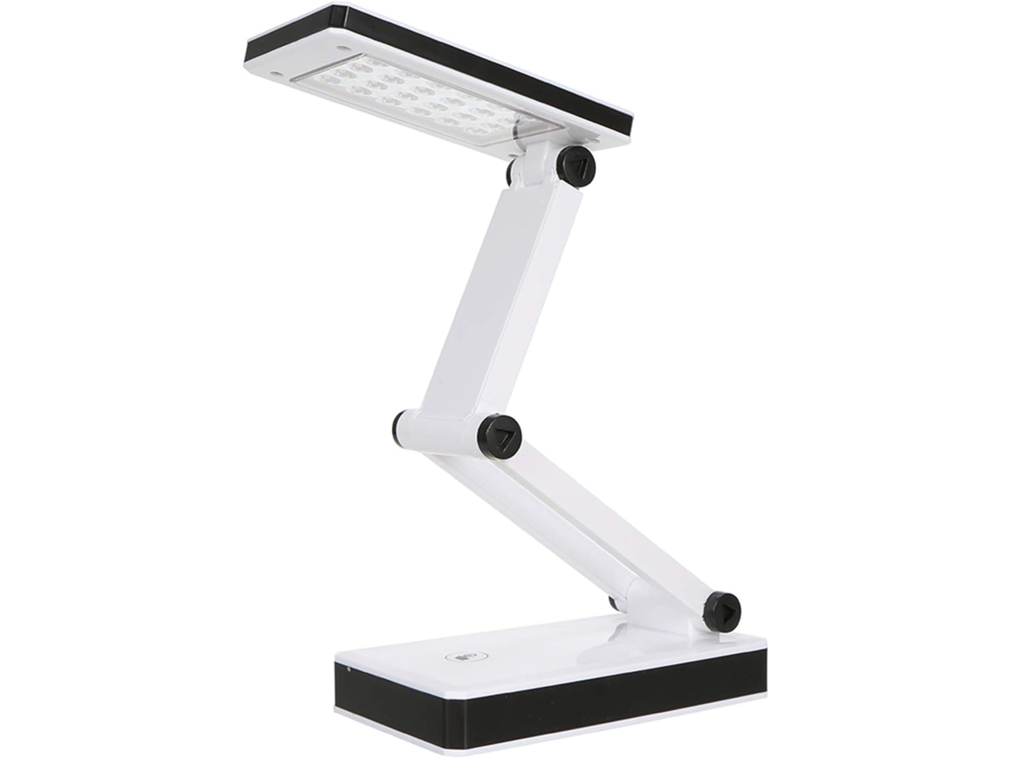Luminária De Mesa Led Portátil E Dobrável Com Controles Sensíveis Ao Toque, 3 Níveis De Brilho Ajustáveis, Alimentação