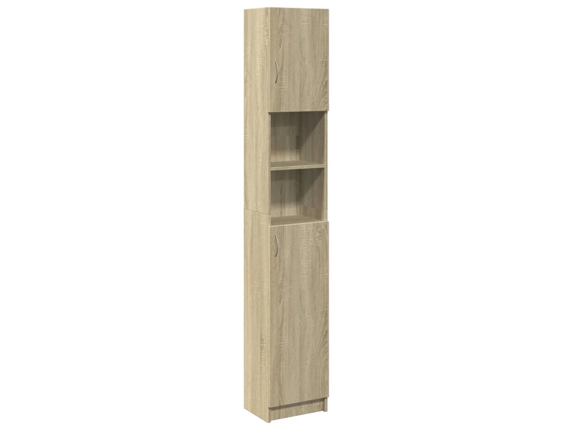 Bathroom Cabinet, Bathroom Cabinets Vidaxl Marrom Madeira Processada (n/a)