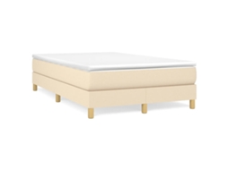 Box Spring Bed, Box Spring Beds Vidaxl Creme Tecido (120 X 200 Cm)