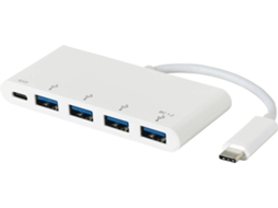 Hub ESTUFF ES623007WH (USB-C - USB 3.0)