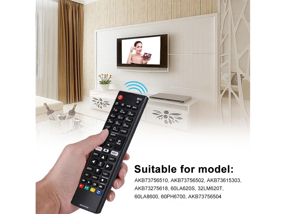 Aetheria controle Remoto Universal Akb75095308 para Tv Lg Led Lcd Smart Replacement Controller