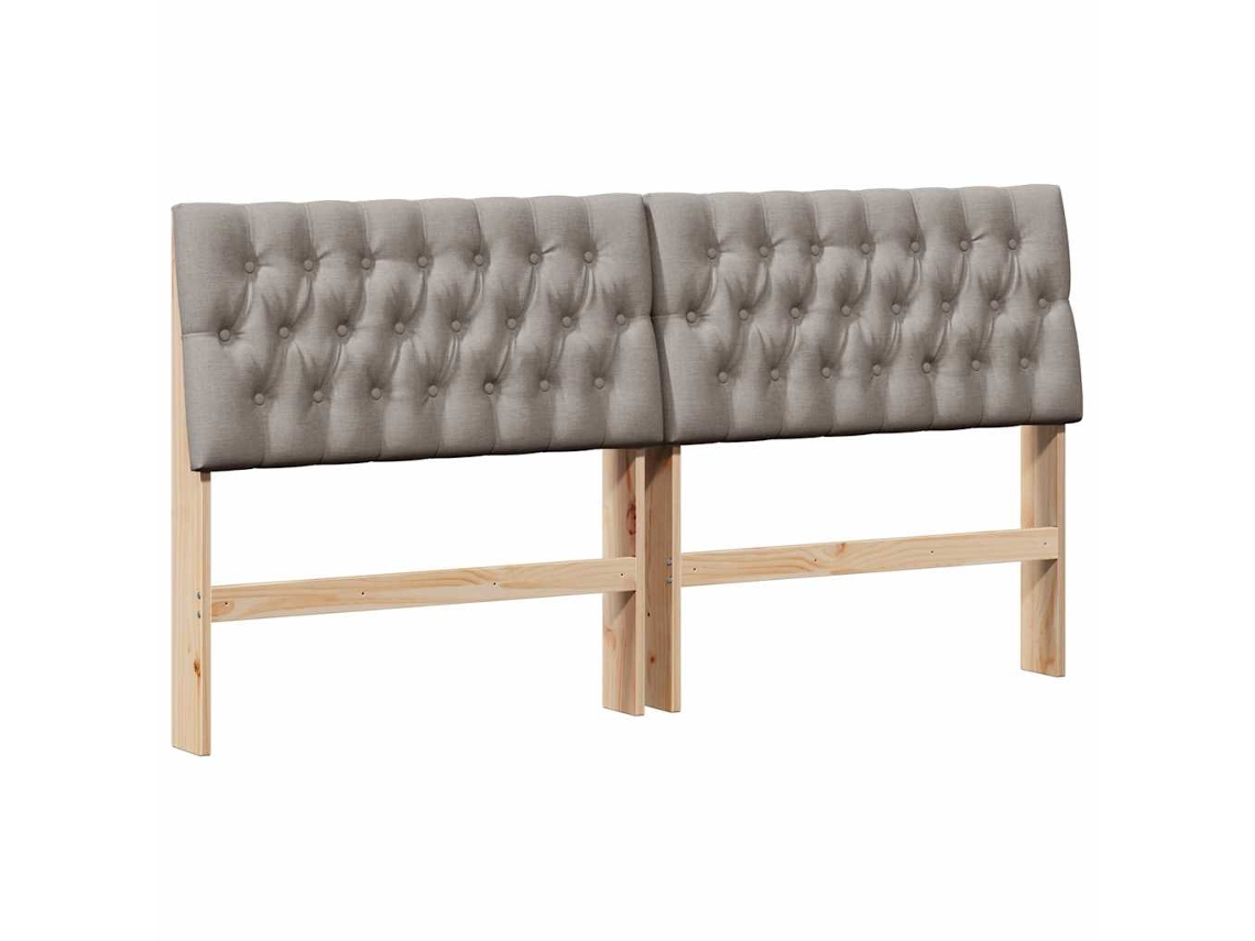 Cabeceira Estofada Cinzento acastanhado 180 Cm MAISON EXCLUSIVE