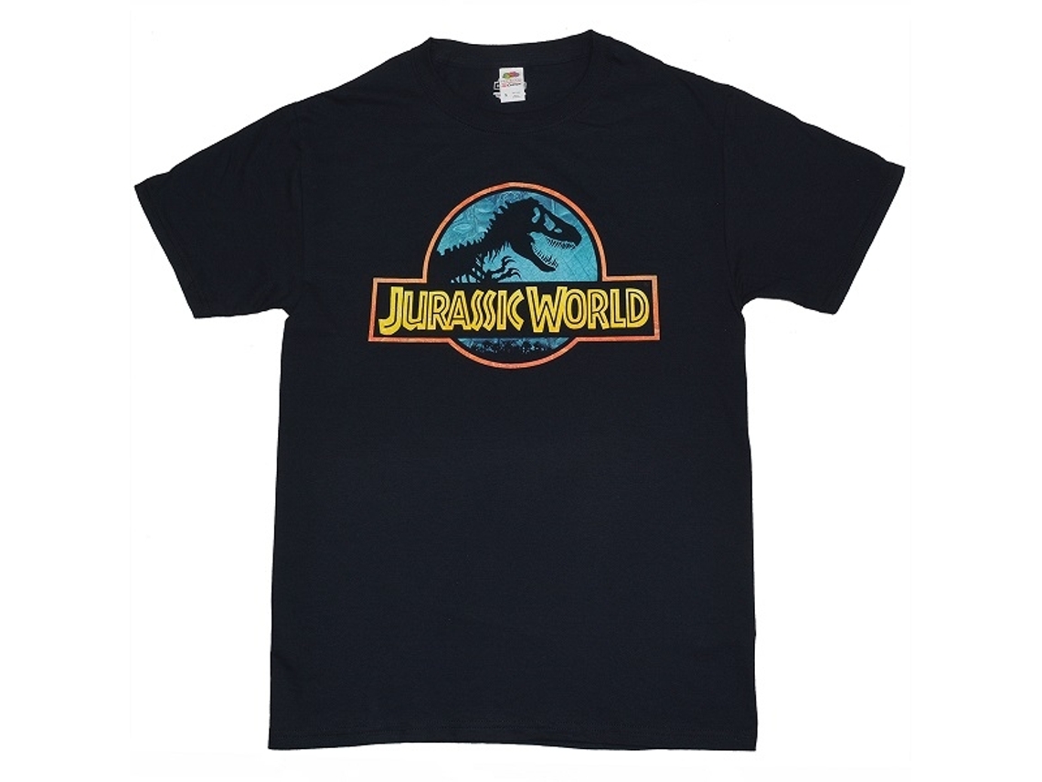 Jurassic World Colorful T-shirt Unisex Adults Size:m