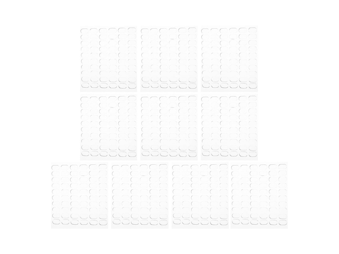 600 Pontos Adesivos Transparentes De Dupla Face