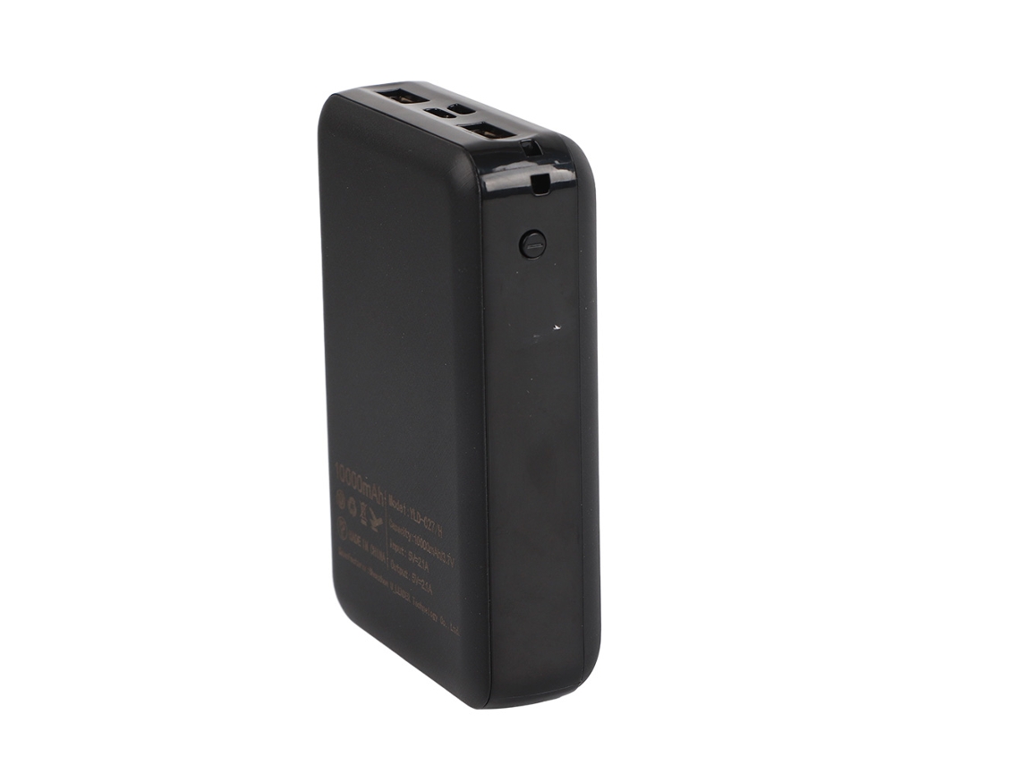 Bateria Portátil 10000mah 5v 2.1a Com Usb Duplo Para Jaqueta, Colete E Calça Aquecida