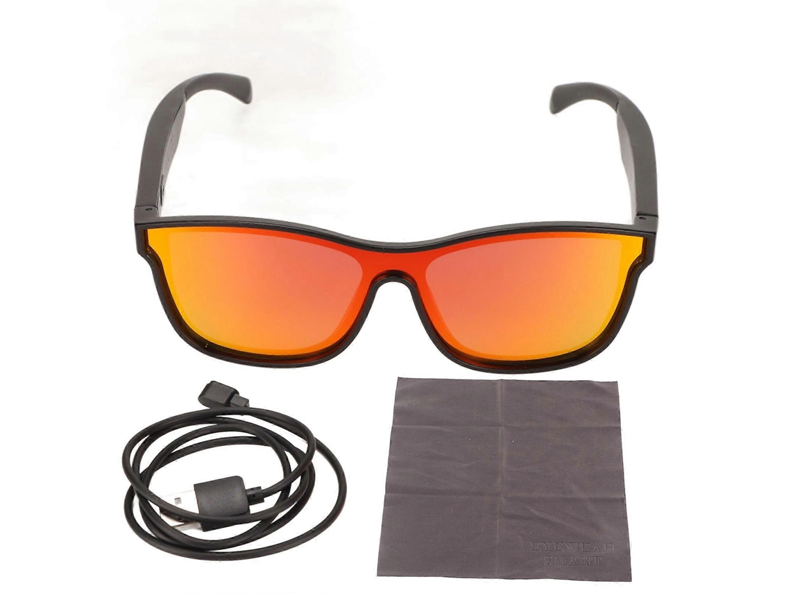 Fones de ouvido Bluetooth elegantes e modernos com controle por toque, som estéreo Hi-Fi, ideais para esportes, música e caminhadas, Na Cor Vermelha (yemma).
