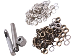 Kit Com 100 Ilhós De Latão Ferramentas, Conjunto Fechos Botão Ilhós,