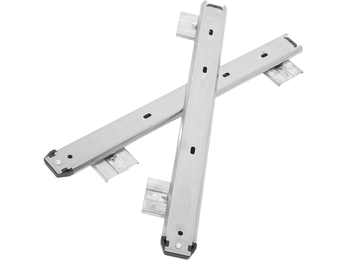 Corrediças Deslizantes Para Bandeja De Teclado Mesa Lurrose, Conjunto De 2 Peças, Com Rolamentos De Esferas, Em Aço