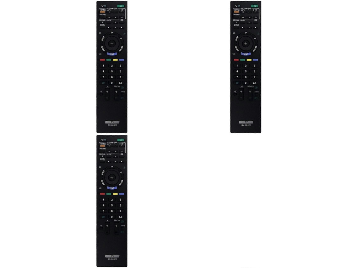 Controles Remotos Rm-ed022 Compatíveis Com Tvs Sony, Modelos Rm-ed022, Ed011 E Ed009.
