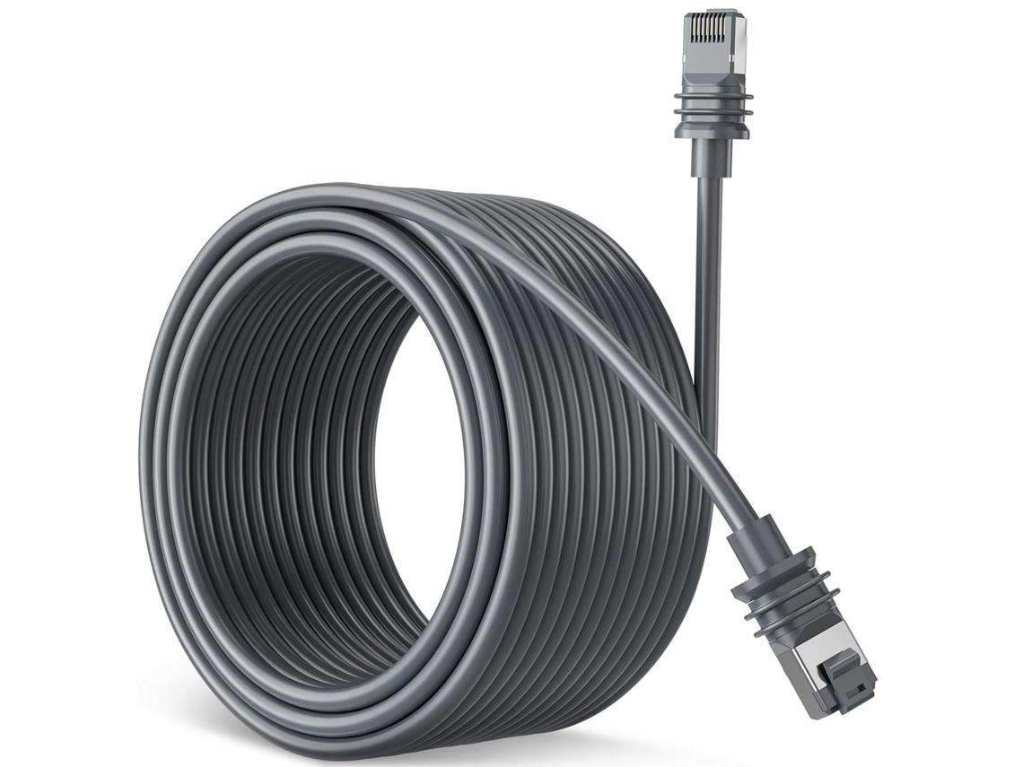 Cabo Ethernet Starlink Gen 3 10m - Substituição Para Satélite Retangular V3, Impermeável