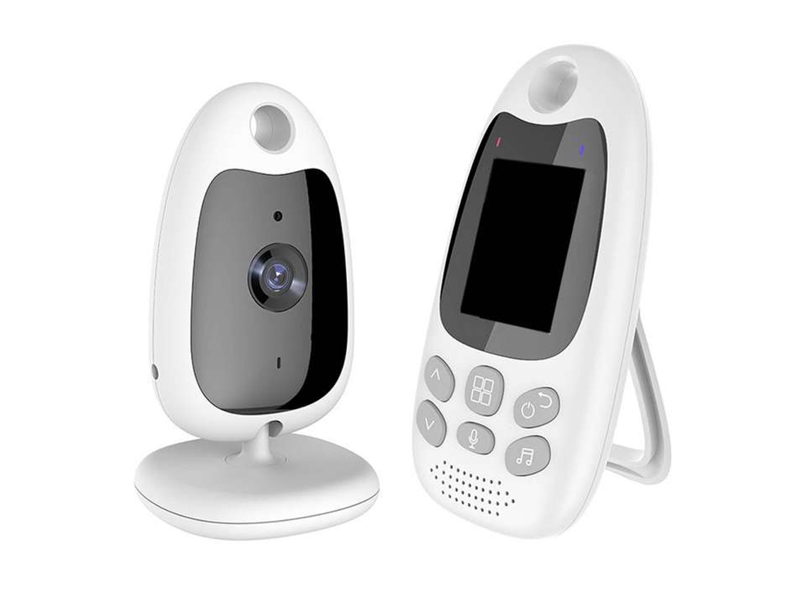 Babá Eletrônica com Câmera, 2,4 Ghz, Visão Noturna AQUAFORGE