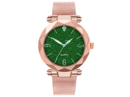 Reloj De Cuarzo Para Homens E Mulheres Com Pulseira De Aço. Mostrador Colorido. Reloj De Pulseira Para Casais.