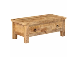 Vidaxl Mesa De Centro 90x45x35 Cm Madeira De Mangueira Maciça