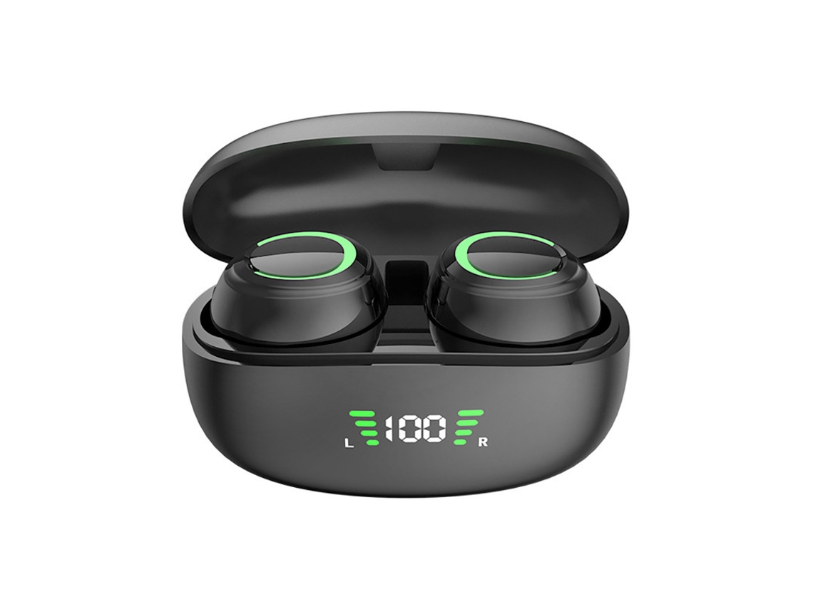 Fones De Ouvido Sem Fio Bluetooth, Bluetooth 5.3, Estéreo Hifi, Preto