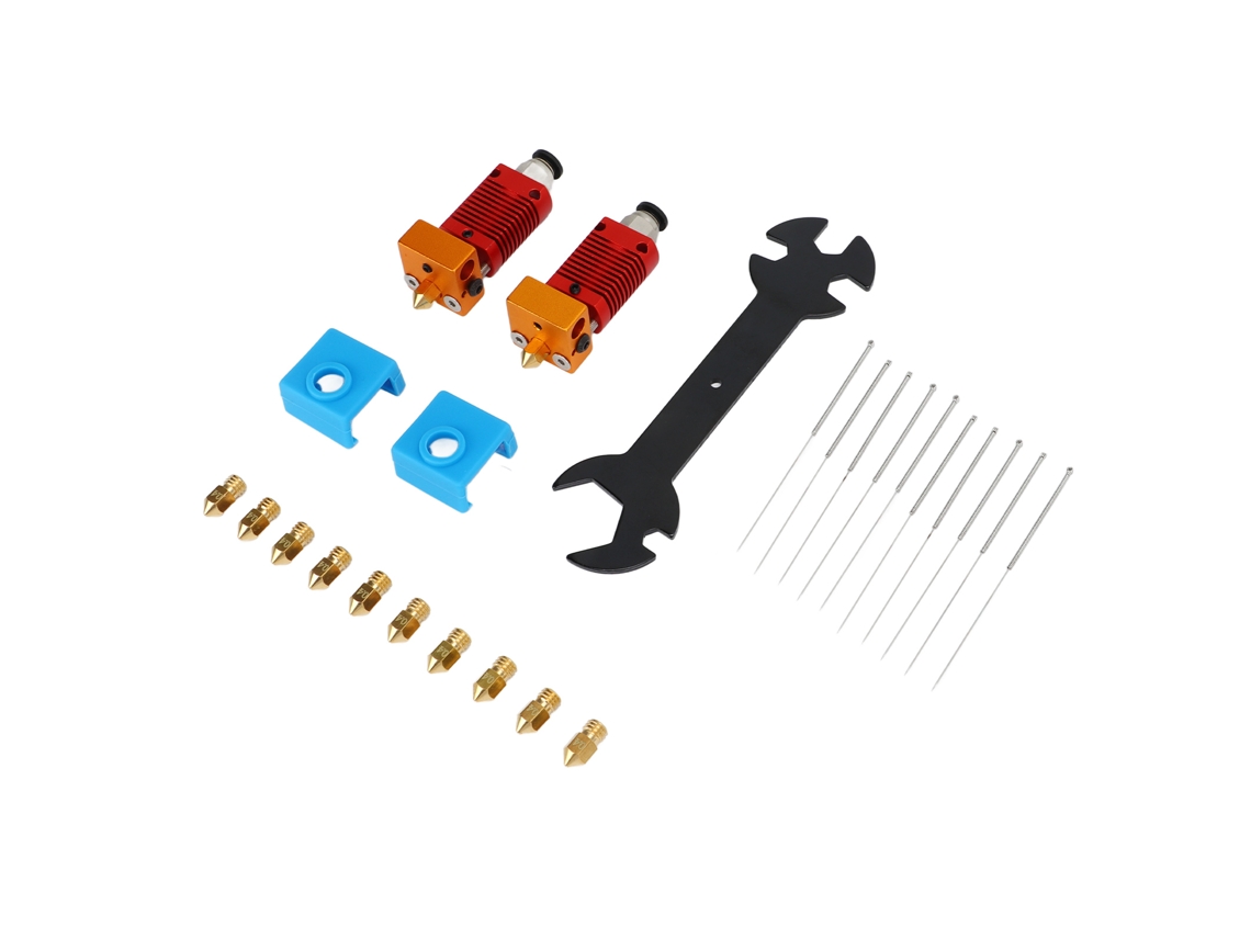 Kit De Limpeza De Bico De Extruder Hotend Com Agulha Mk8 Chave 5 Em 1 Para Ender 3 Pro V2