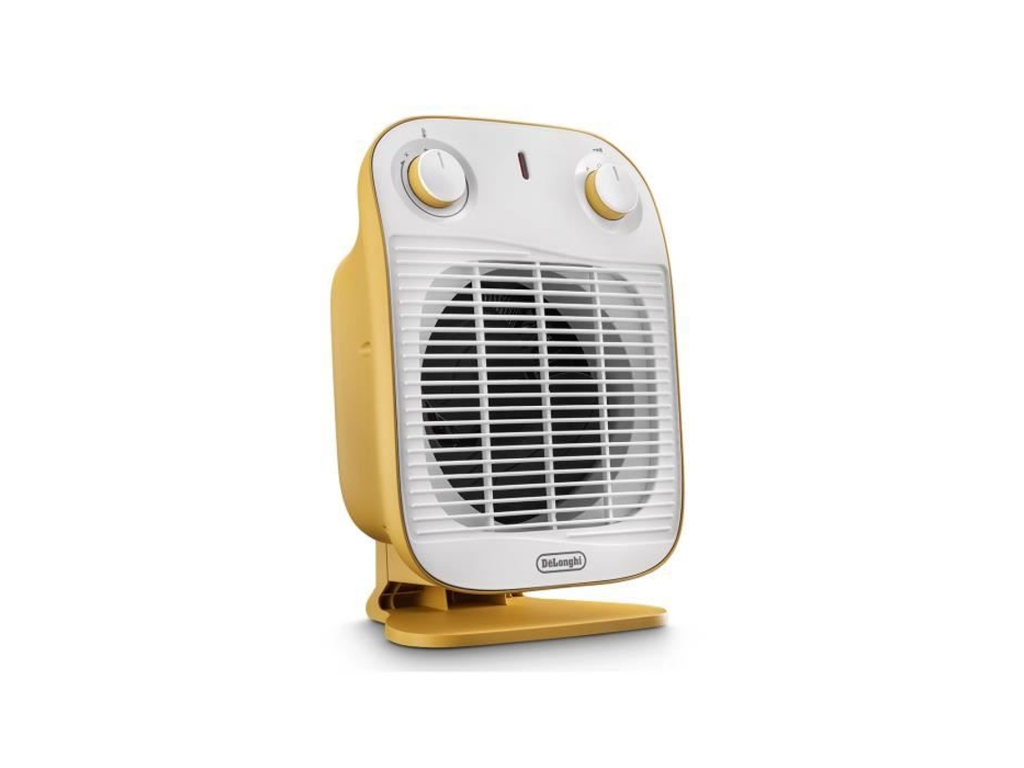 Delonghi Hfs50b20.ye 2000 W Aquecedor de ventilador rotativo amarelo