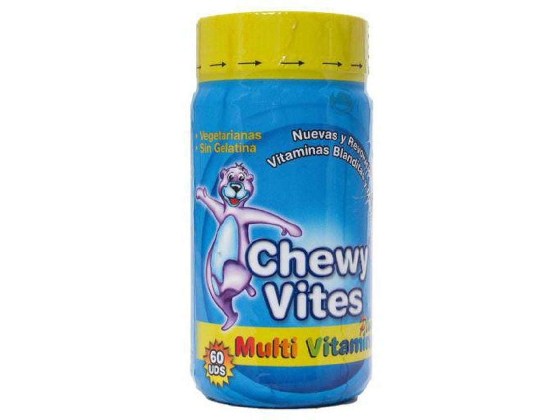 Chewy Vites Multivitaminas Plus Garrafa 60 Unidades